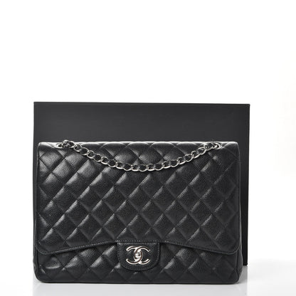 Chanel Caviar Quilted Maxi Double Flap Black 11 of 11