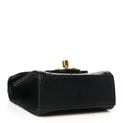 Chanel Goatskin Chic Pearls Clutch On Chain Black 4 of 10