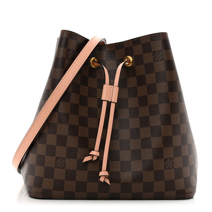 Louis Vuitton Damier Ebene Neonoe MM Venus Pink 1 of 10