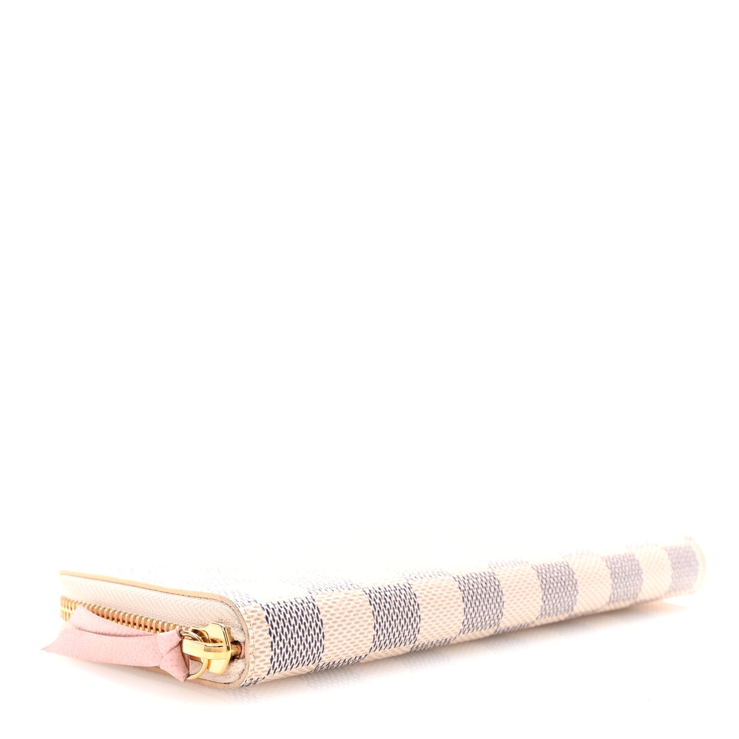 Louis Vuitton Damier Azur Clemence Wallet Rose Ballerine 4 of 7