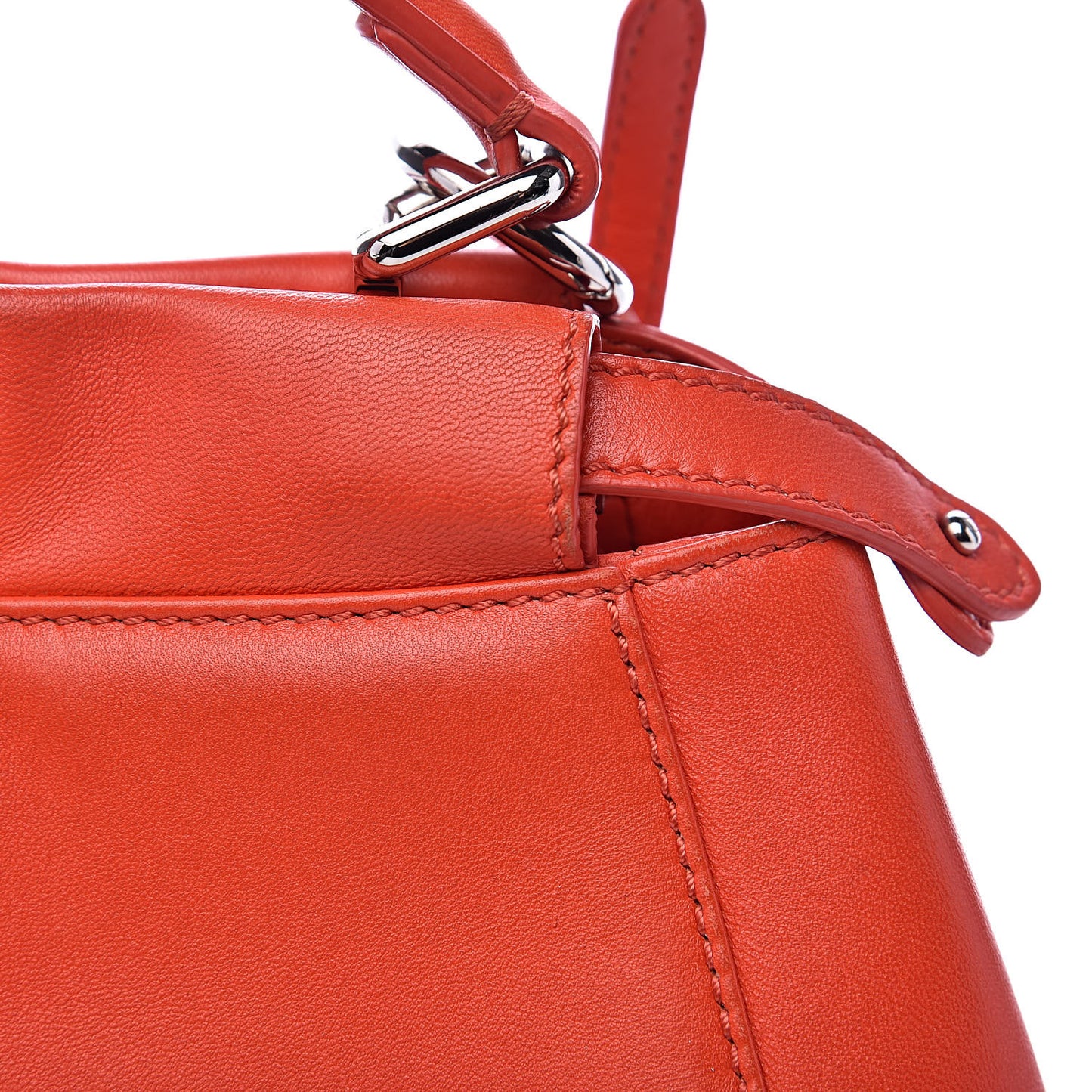Nappa Mini Peekaboo Iconic Satchel Papavero