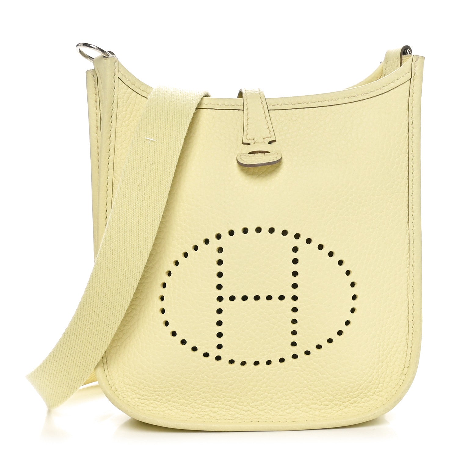 Hermes Taurillon Clemence Evelyne TPM Jaune Milton 1 of 10