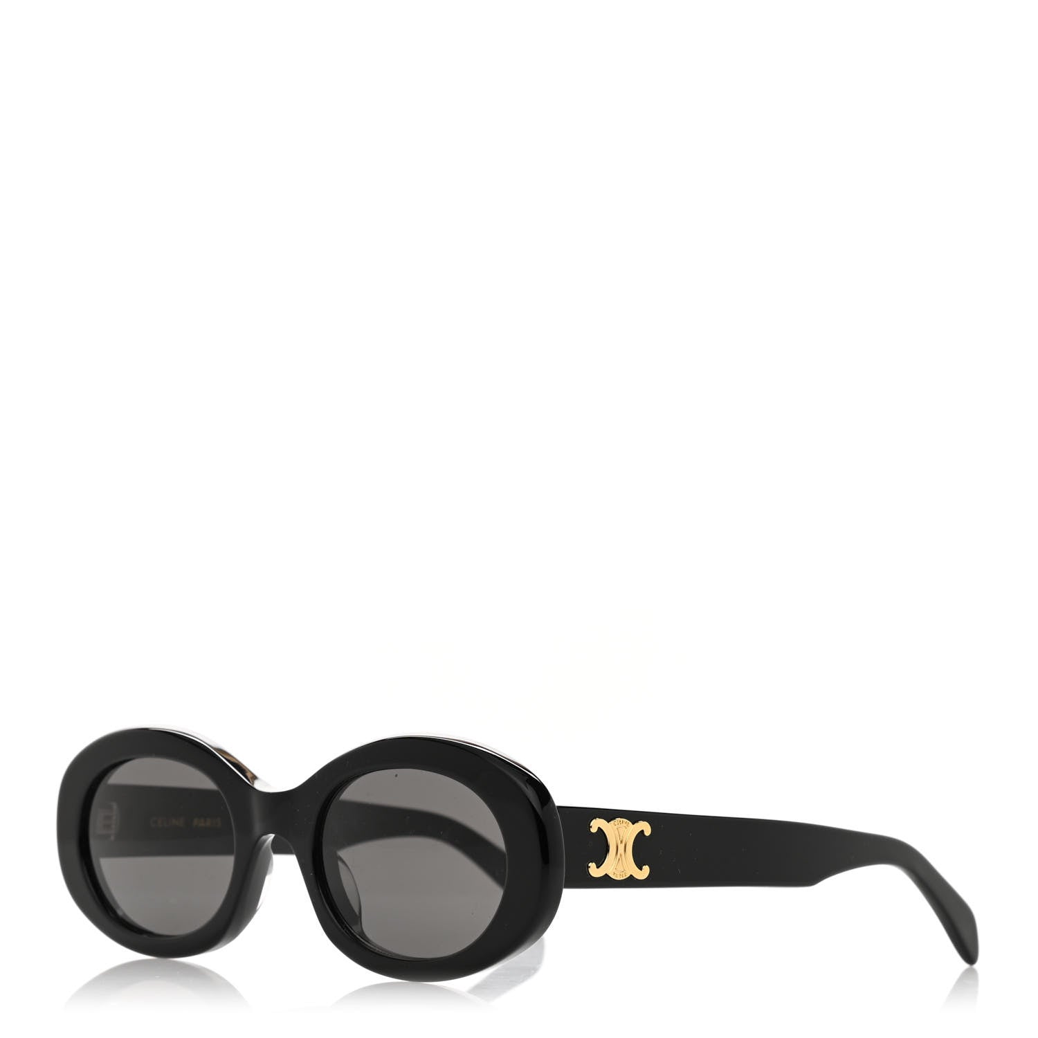 Celine Acetate Triomphe 01 Sunglasses CL 40194U Black 1 of 6