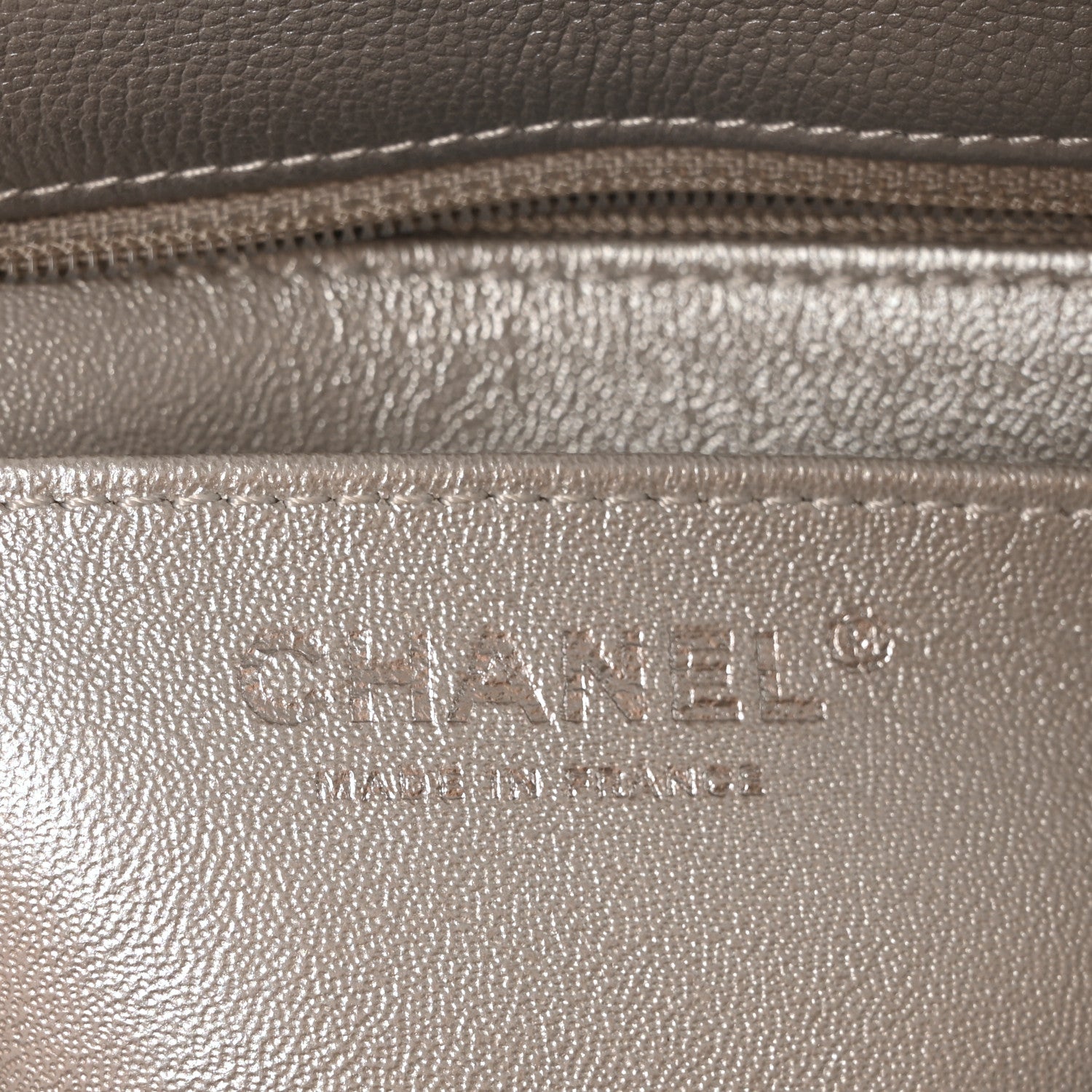 Chanel Metallic Grained Calfskin Quilted 2.55 Reissue Mini Flap Silver 6 of 10