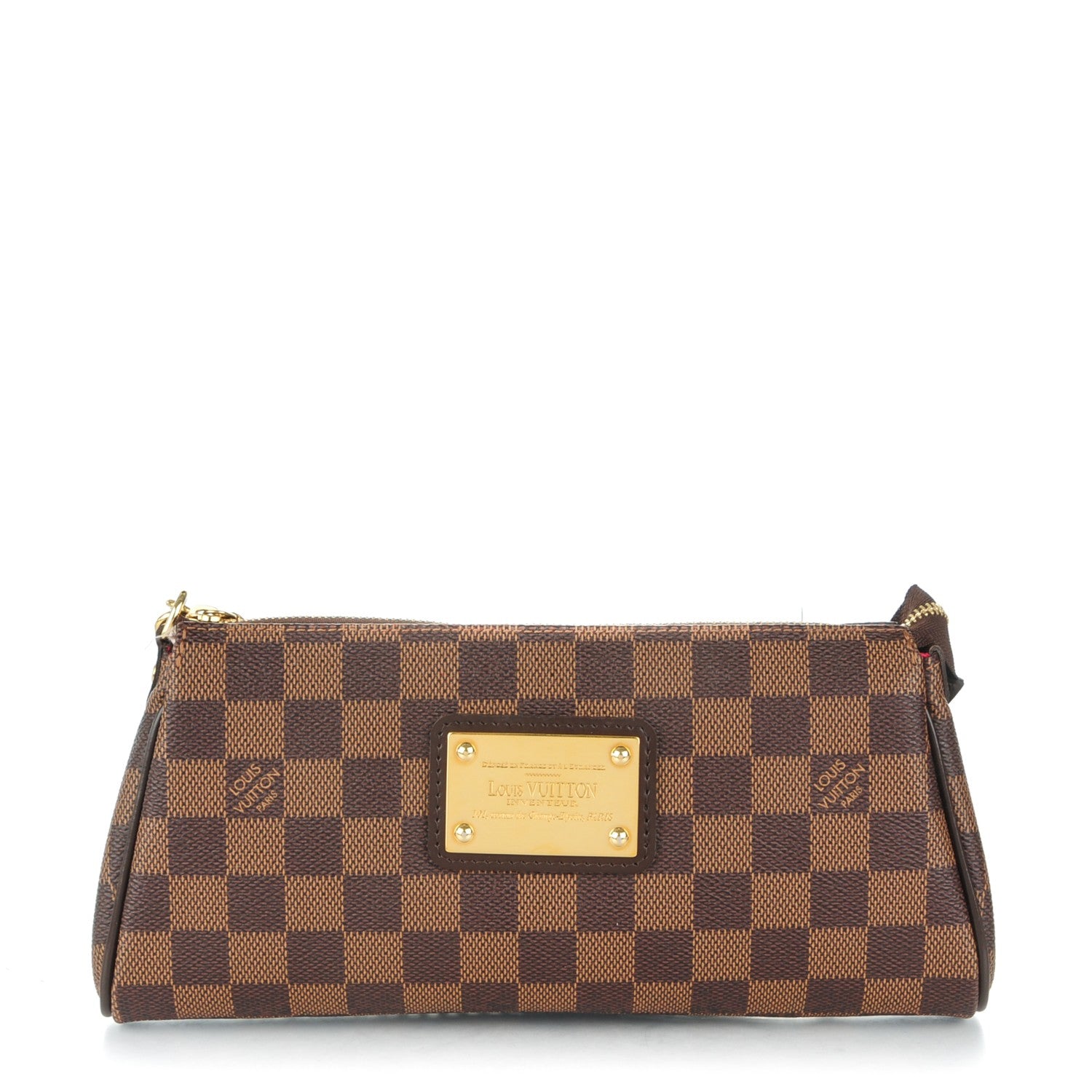 Louis Vuitton Damier Ebene Eva Clutch 1 of 8