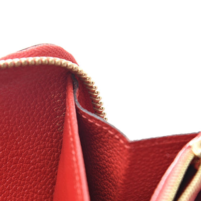 Louis Vuitton Empreinte Zippy Wallet Cherry 7 of 9
