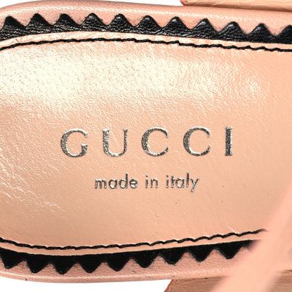 Gucci Malaga Kid Interlocking G Studs 155mm Platform Sandals 35 Perfect Pink 8 of 8