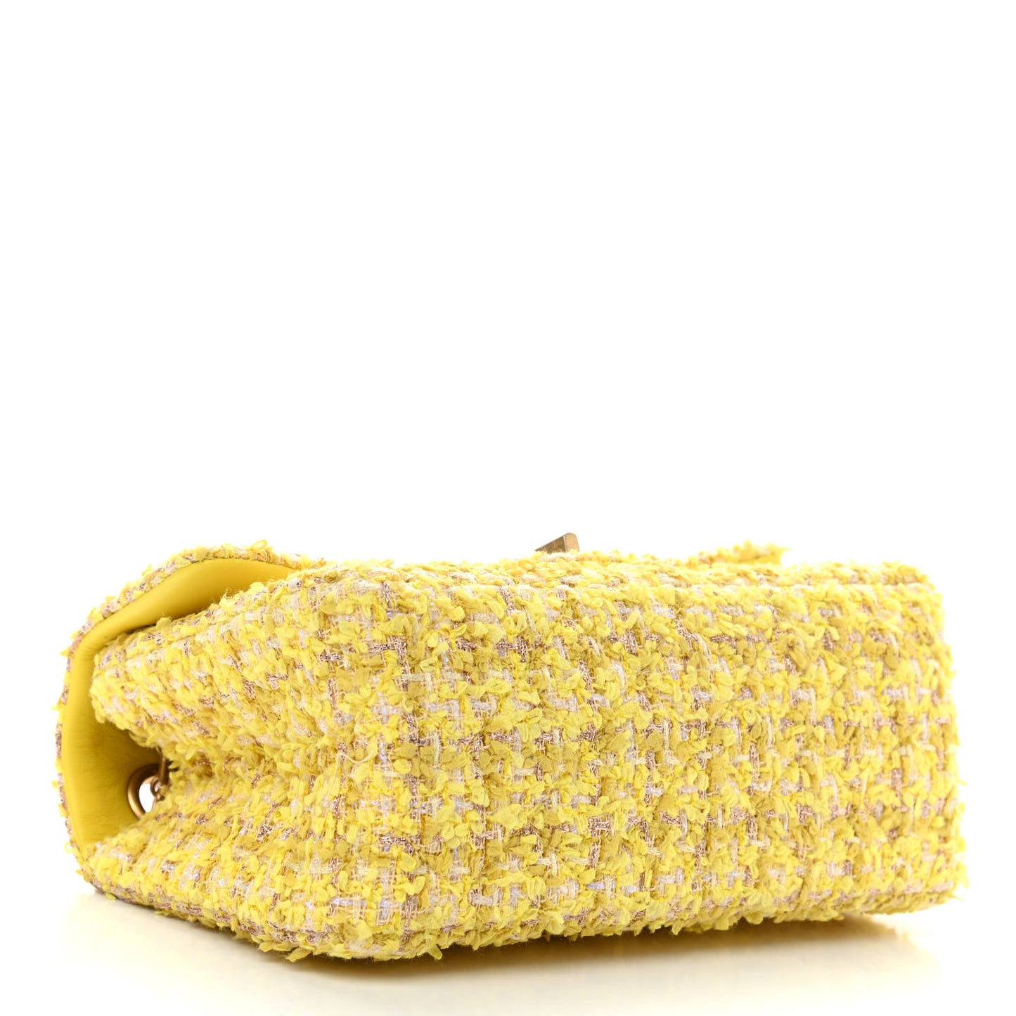 Tweed Quilted 2.55 Reissue Mini Flap Yellow
