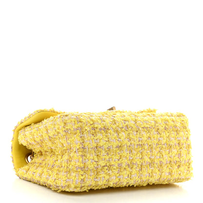 Chanel Tweed Quilted 2.55 Reissue Mini Flap Yellow 4 of 9