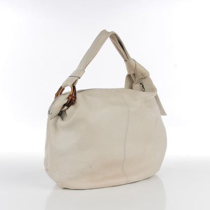 Gucci Pebbled Calfskin Medium Jungle Hobo White 3 of 7