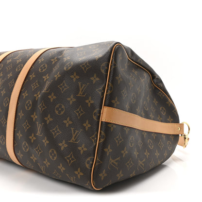 Louis Vuitton Monogram Keepall Bandouliere 55 9 of 9