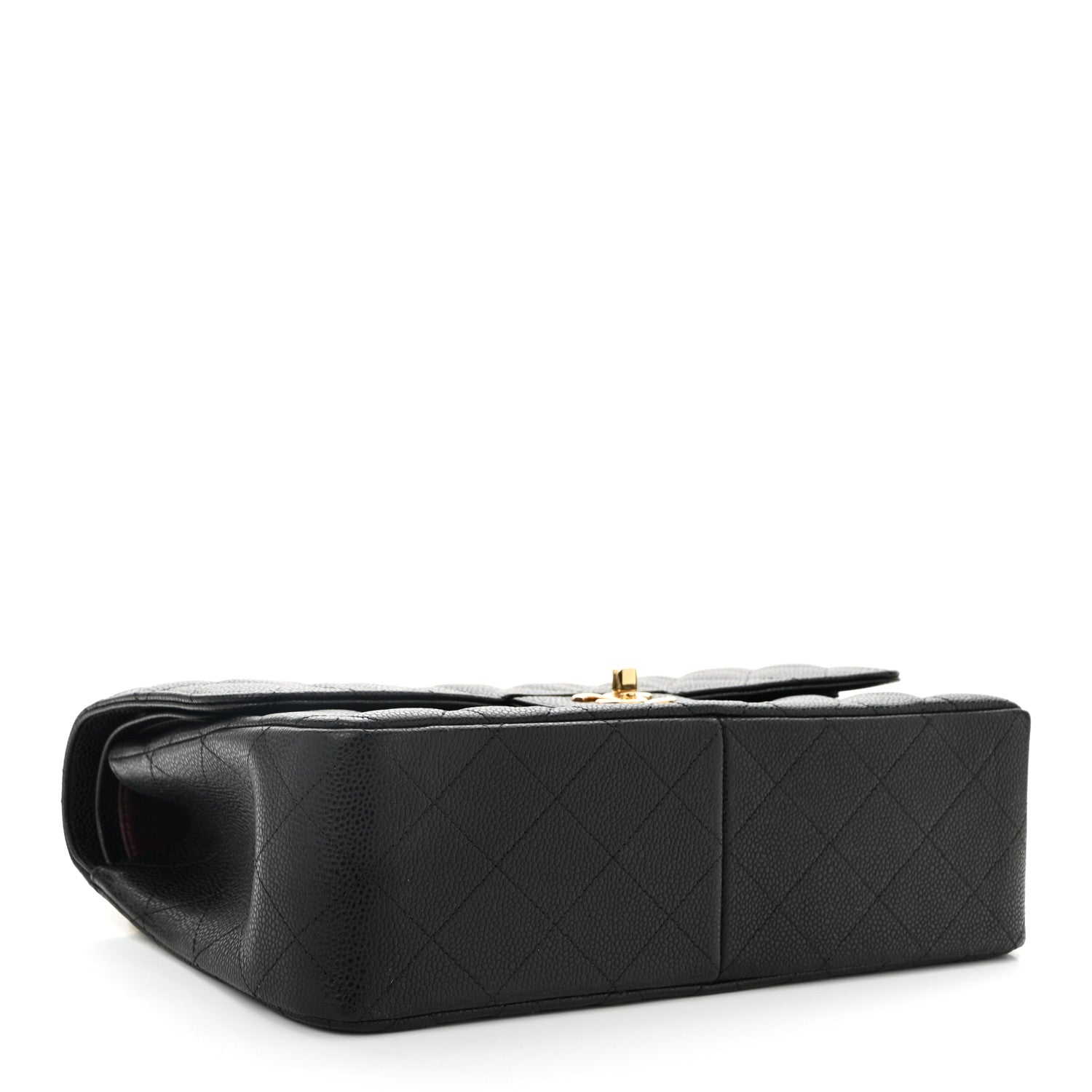 Chanel Caviar Quilted Jumbo Double Flap Black 3 of 9