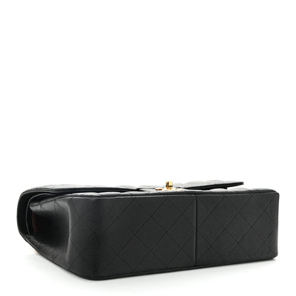 Chanel Caviar Quilted Jumbo Double Flap Black 3 of 9