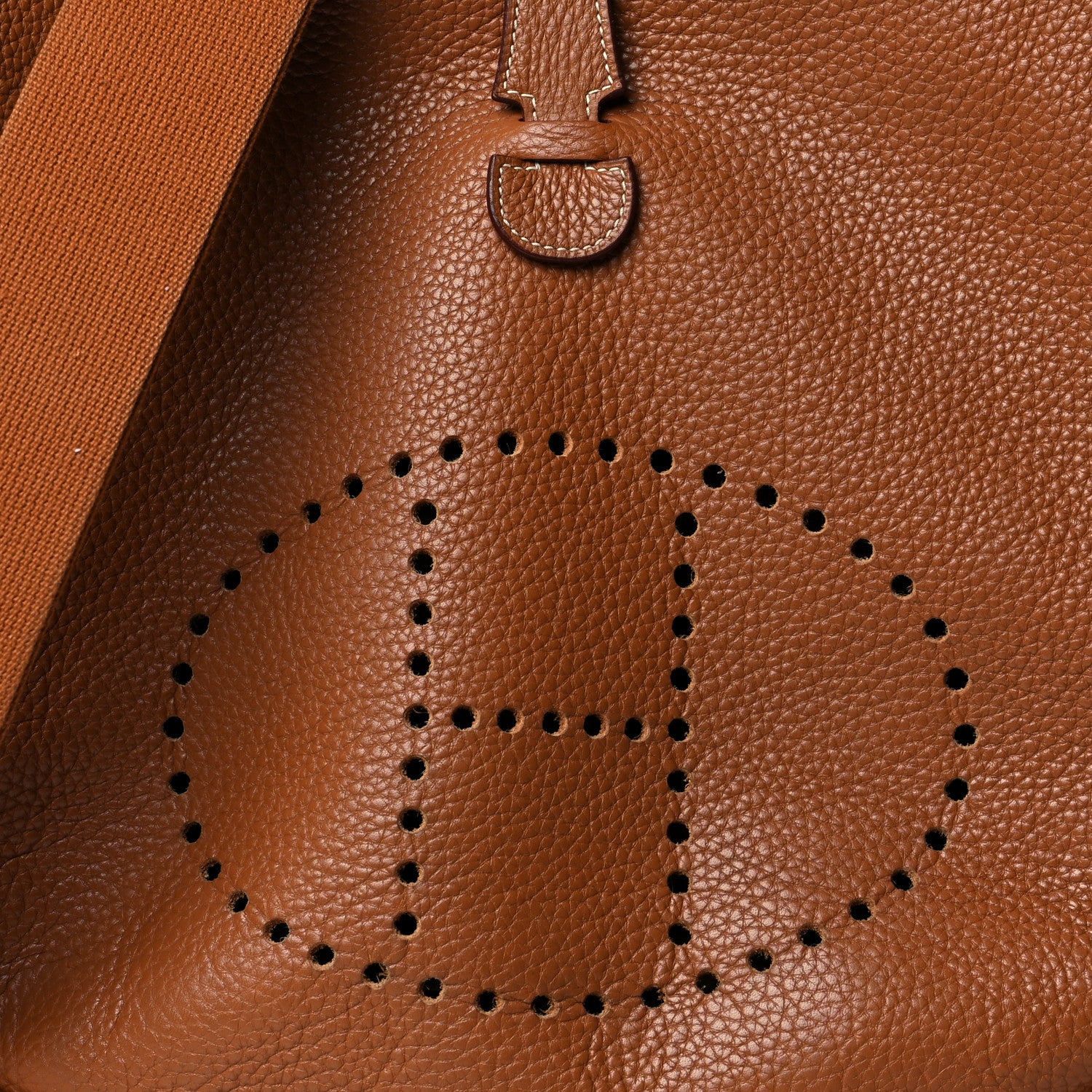Hermes Taurillon Clemence Evelyne III GM Gold 8 of 16