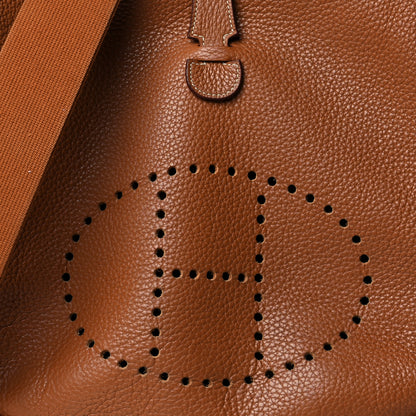 Hermes Taurillon Clemence Evelyne III GM Gold 8 of 16
