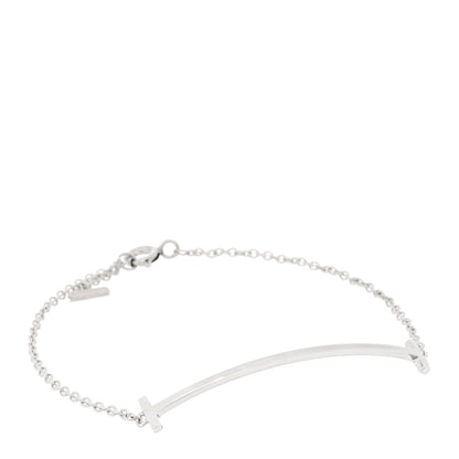 Tiffany Sterling Silver T Smile Bracelet 1 of 3