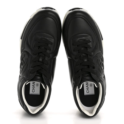 Chanel Calfskin CC Sneakers 38 Black 2 of 11