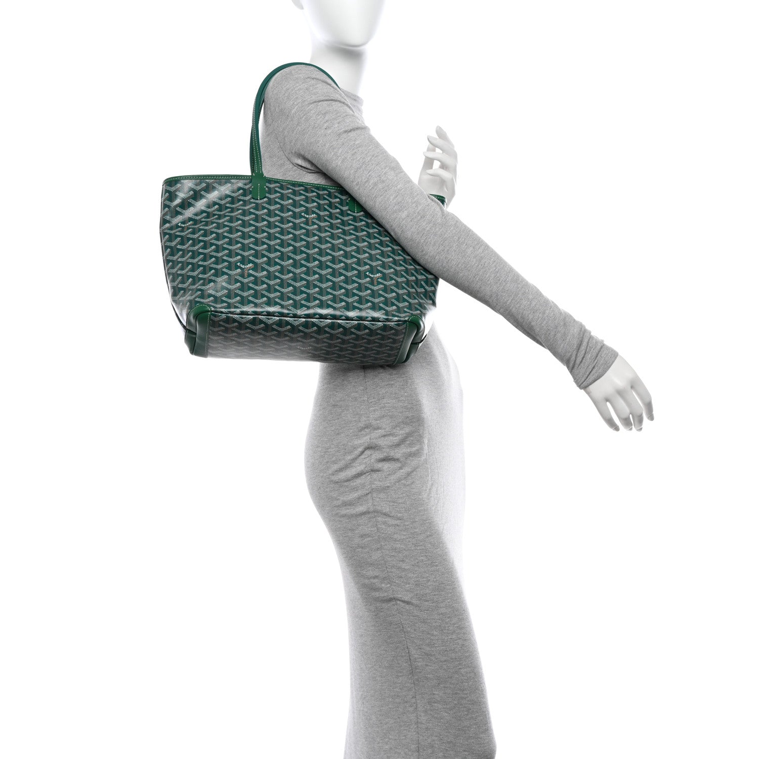 Goyard Goyardine Artois PM Green 2 of 10