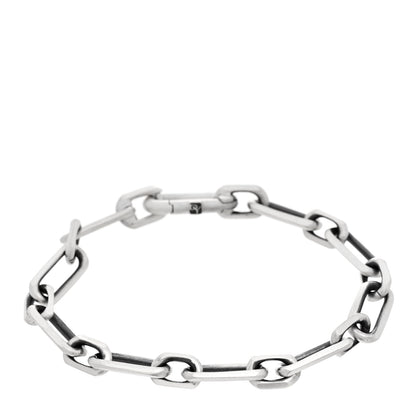 David Yurman Sterling Silver Elongated Open Link Chain Bracelet 1 of 3