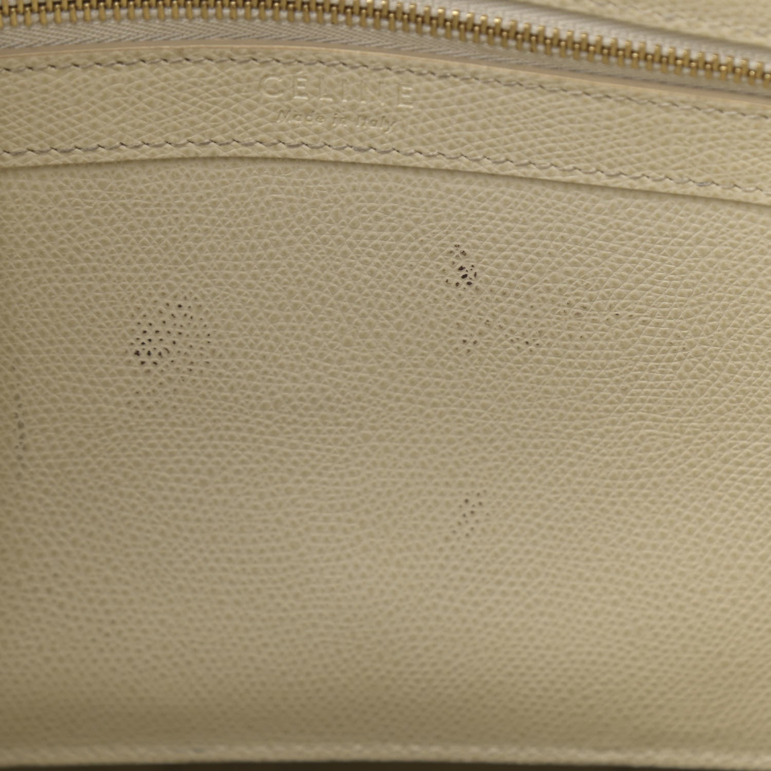 Celine Grained Calfskin Small Vertical Cabas Cream 18 of 19