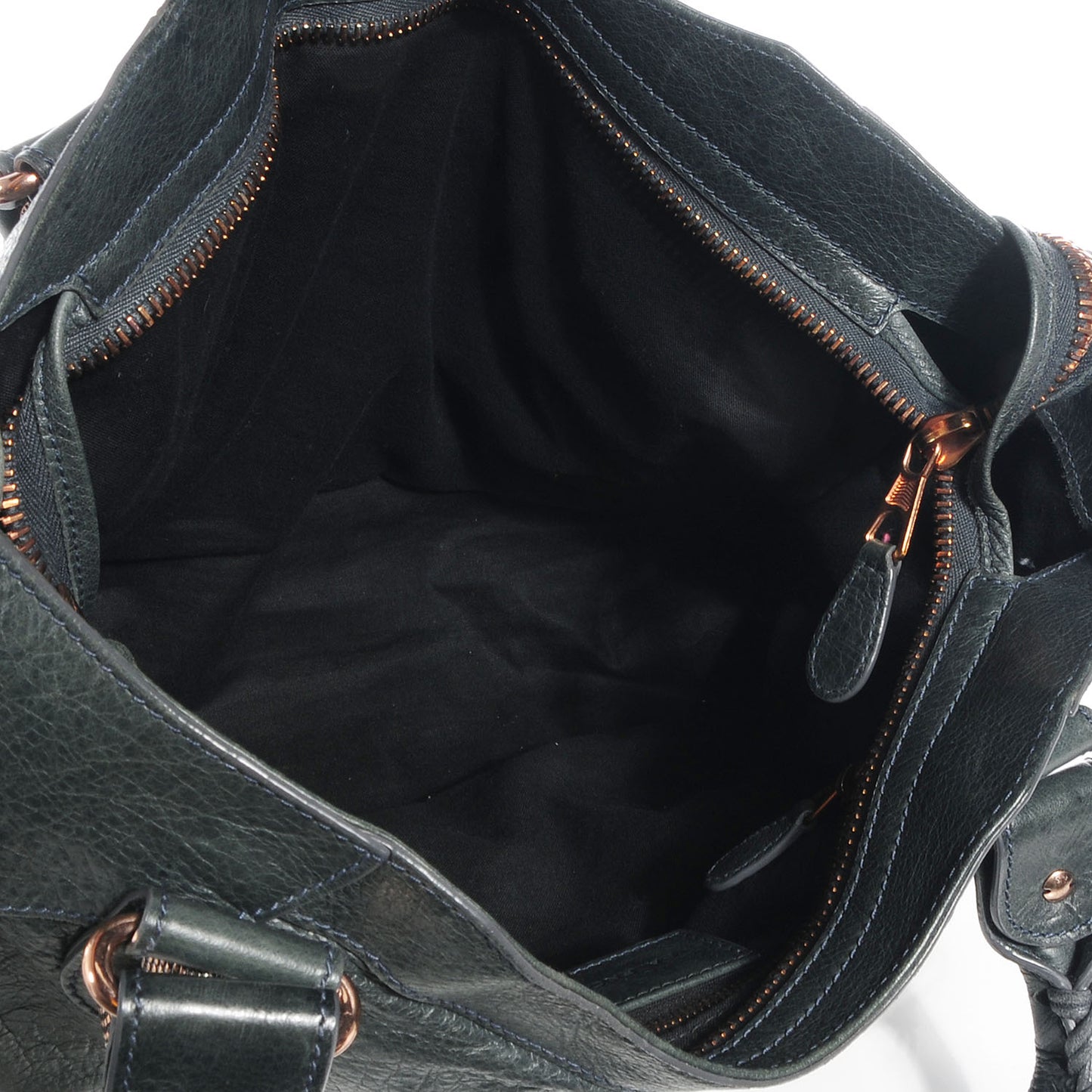 Agneau Giant 21 Rose Gold Hardware City Anthracite