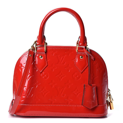 Louis Vuitton Vernis Alma BB Cherry 1 of 10