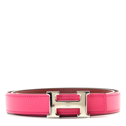 Hermes Swift Epsom 24mm H Belt 85 Rose Pourpre Rouge H 1 of 4