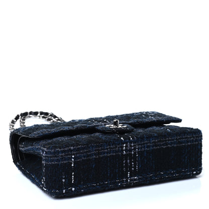 Chanel Tweed Quilted Medium Double Flap Black 3 of 4
