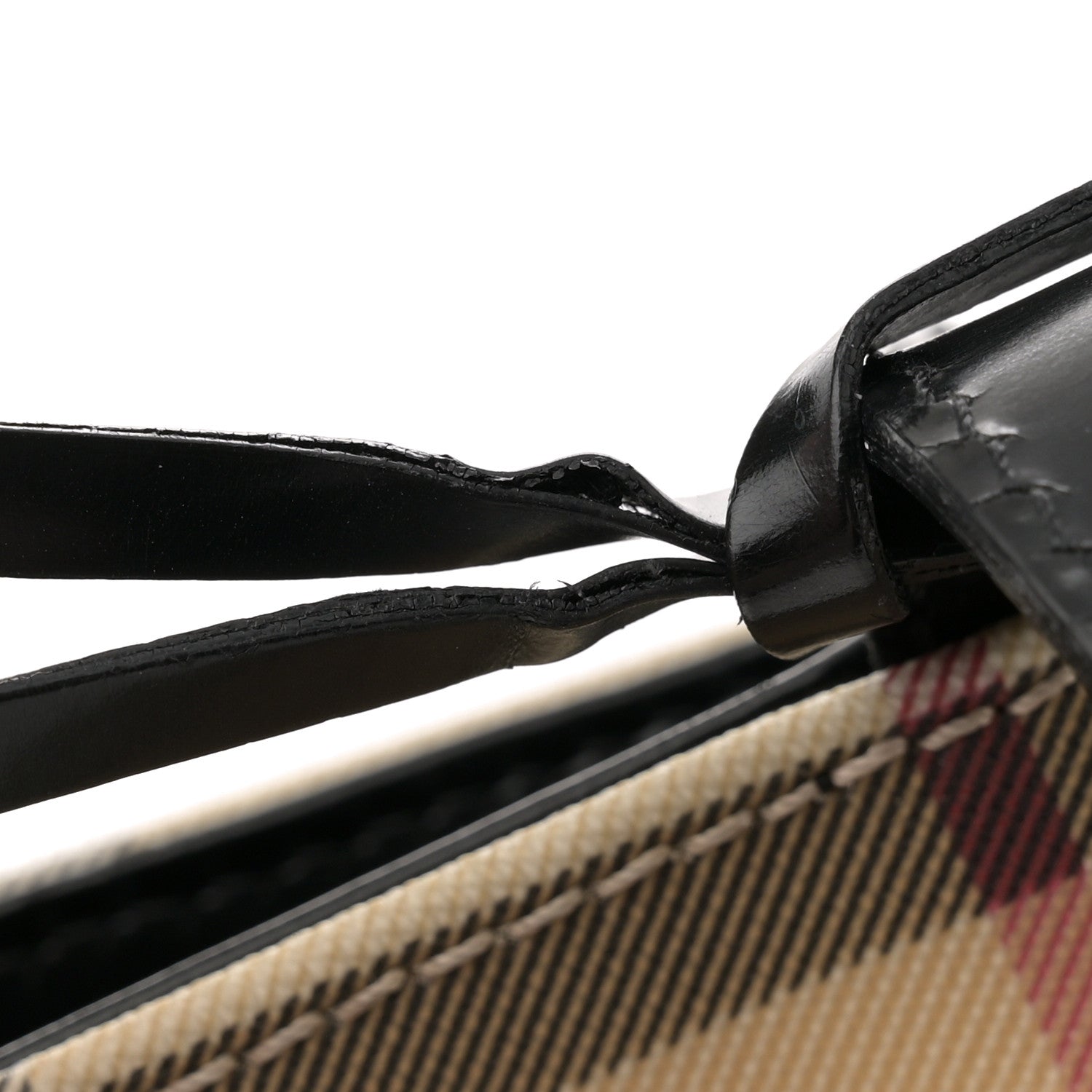 Burberry Vintage Check Tote Black 14 of 14