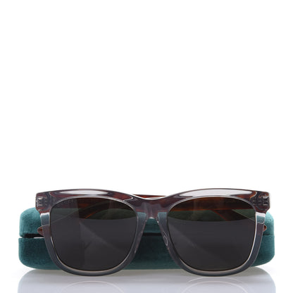 Gucci Acetate Square Frame Web Sunglasses GG0057SK Grey Havana 8 of 8