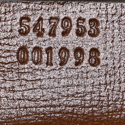 Gucci GG Supreme Monogram Azalea Calfskin Fake/Not Medium Retro Interlocking G Carry On Duffle Beige Ebony Brown Sugar 7 of 9
