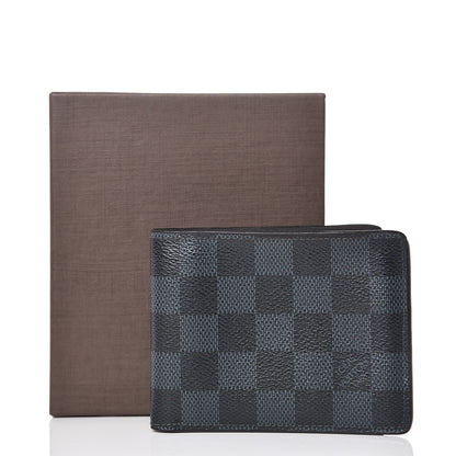 Louis Vuitton Damier Cobalt Slender Wallet 10 of 10