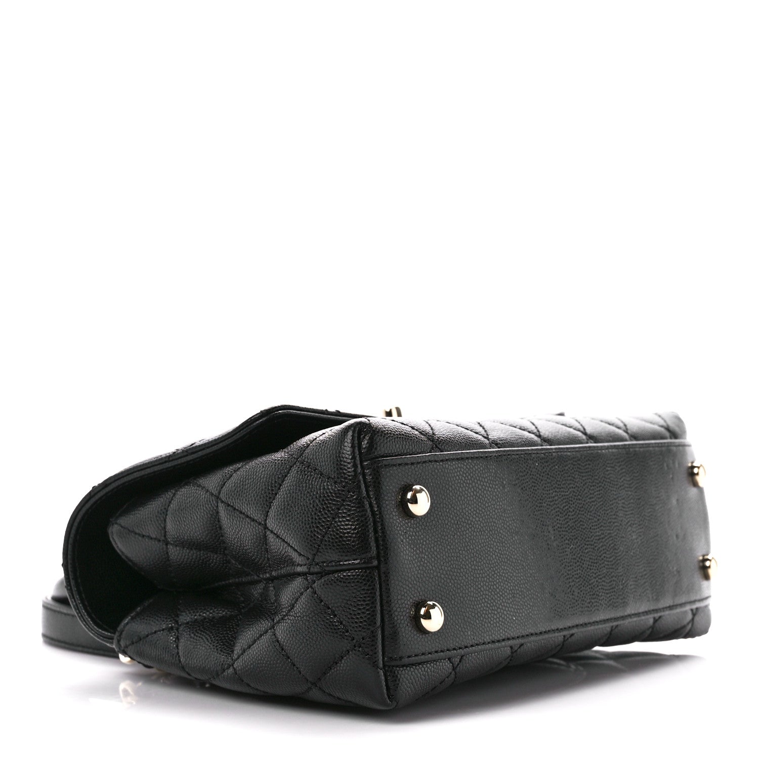 Chanel Caviar Quilted Mini Coco Handle Flap Black 4 of 12