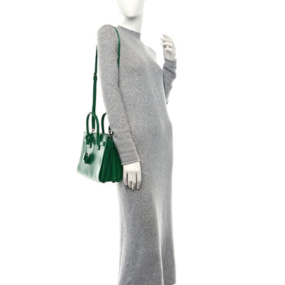 Saint Laurent Calfskin Baby Sac De Jour Green 3 of 9