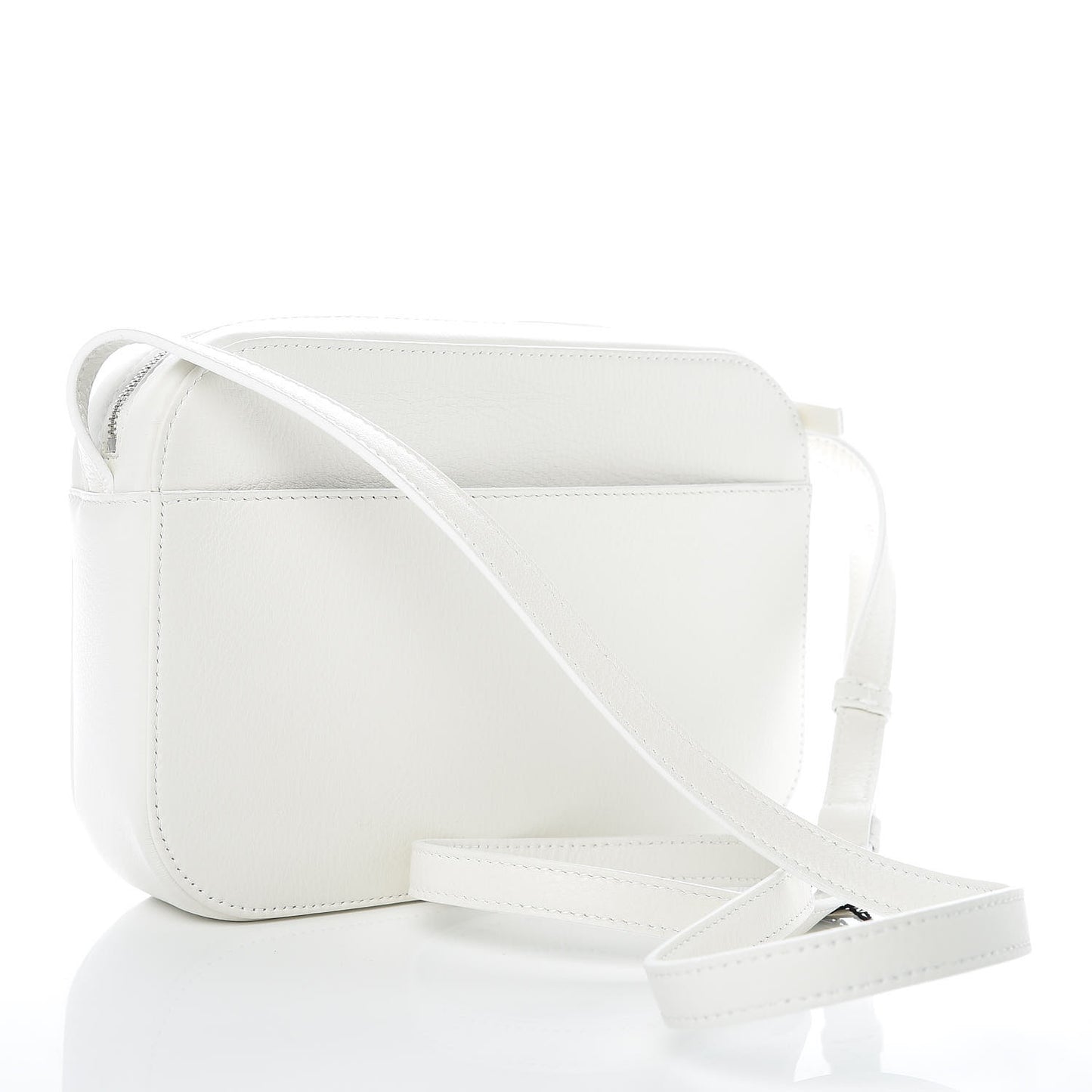 Calfskin Logo S Everyday Camera Bag White