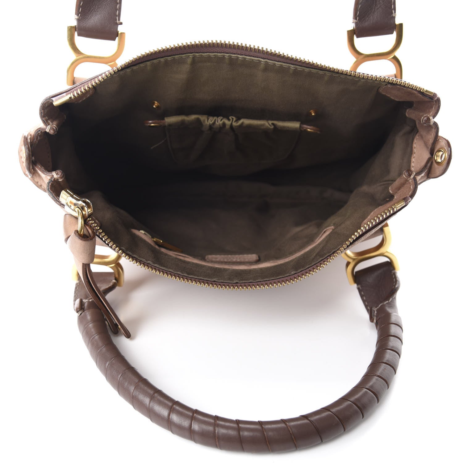 Chloe Nubuck Medium Marcie Satchel Desert Mauve 4 of 12