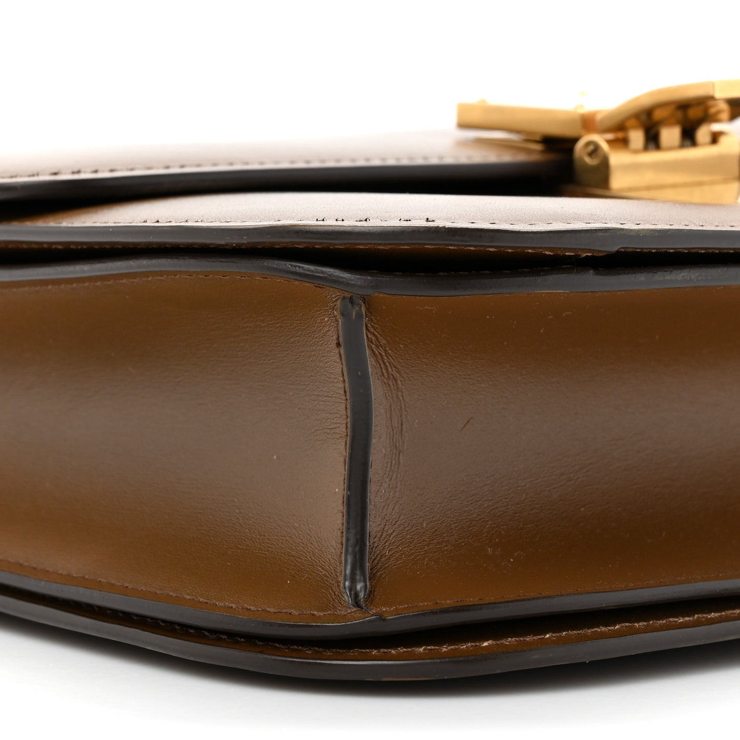 Box Calfskin Medium Classic Box Flap Bag Camel