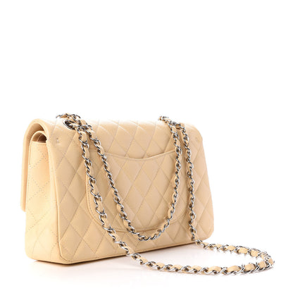 Chanel Caviar Quilted Medium Double Flap Beige 3 of 9