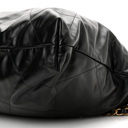 Chanel Shiny Calfskin Quilted Chanel 22 Black 11 of 11