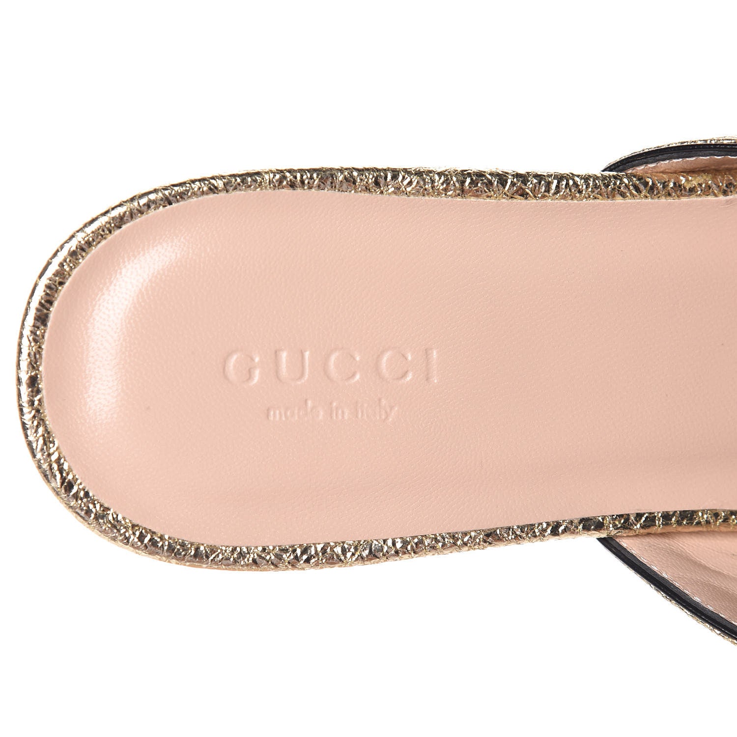 Gucci Galassia Womens GG Marmont Fringe Slippers 39 Platino 7 of 8