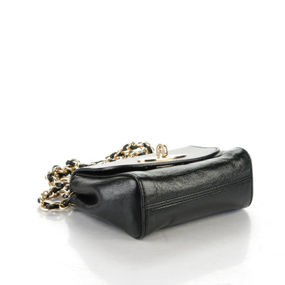 Mulberry Glossy Goatskin Mini Lily Black 4 of 8
