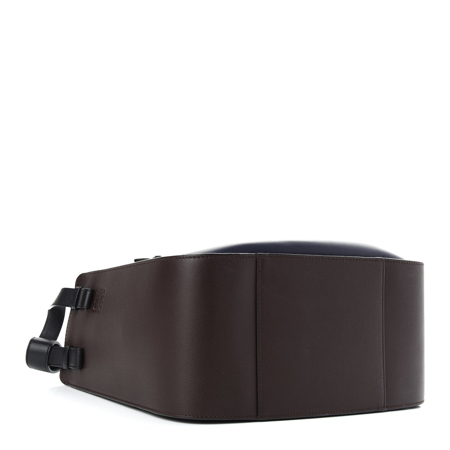 Calfskin Small Hammock Shoulder Bag Marine Oxblood Black