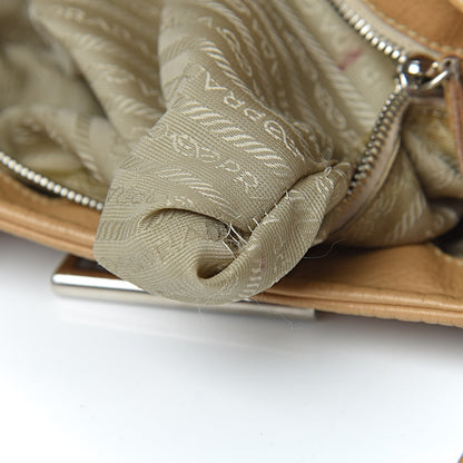 Prada Vitello Daino Buckle Tote Sabbia 7 of 25