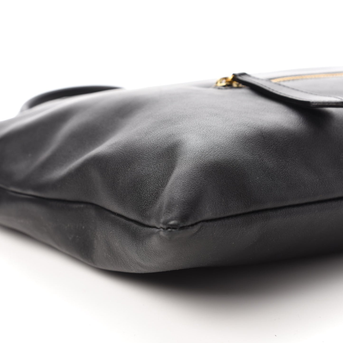 Calfskin House Check Big Crush Black