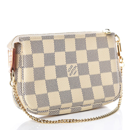 Louis Vuitton Damier Azur Mini Pochette Accessories 3 of 11