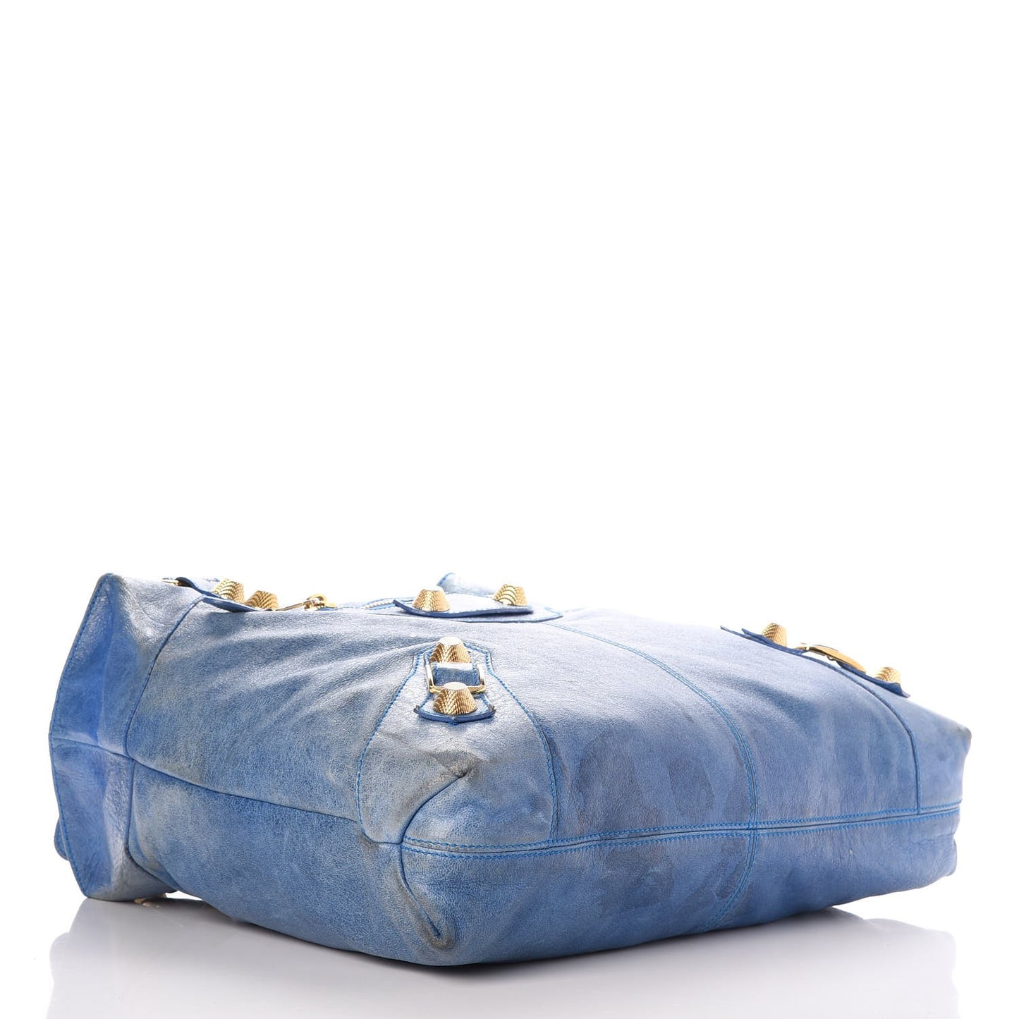 Chevre Giant 21 Gold Hardware Brief French Bleu