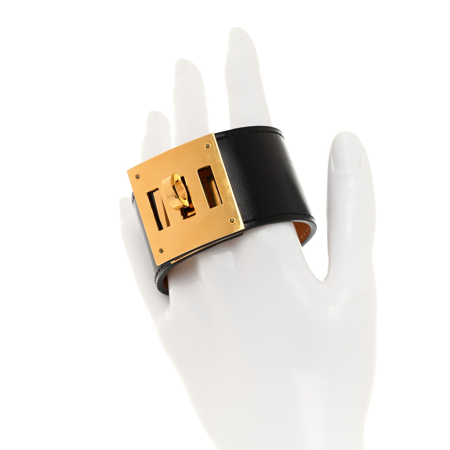 Hermes Box Kelly Dog Bracelet Black 2 of 6