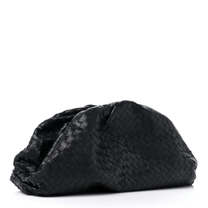 Bottega Veneta Nappa Maxi Intreccio The Pouch Oversized Clutch Black 3 of 11