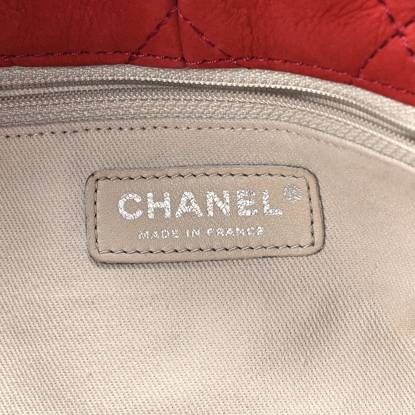 Ultra Soft Suede Calfskin Natural Beauty Tote Red