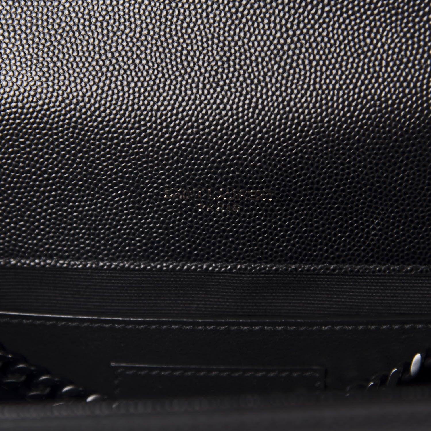 Saint Laurent Grain De Poudre Medium Classic Monogram Kate Satchel Black 8 of 10